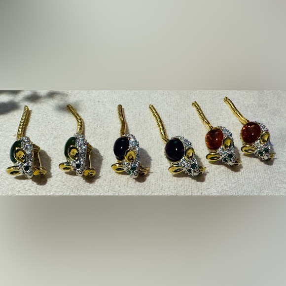 Vintage Mice Cabachon Brooches - Picture 8 of 11